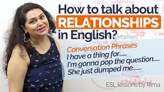 How to talk about Relationships in English? – Improve  English speaking | Free English lessons