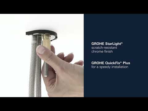 Grohe Essence - Baterie lavoar cu evacuare, crom 23589001