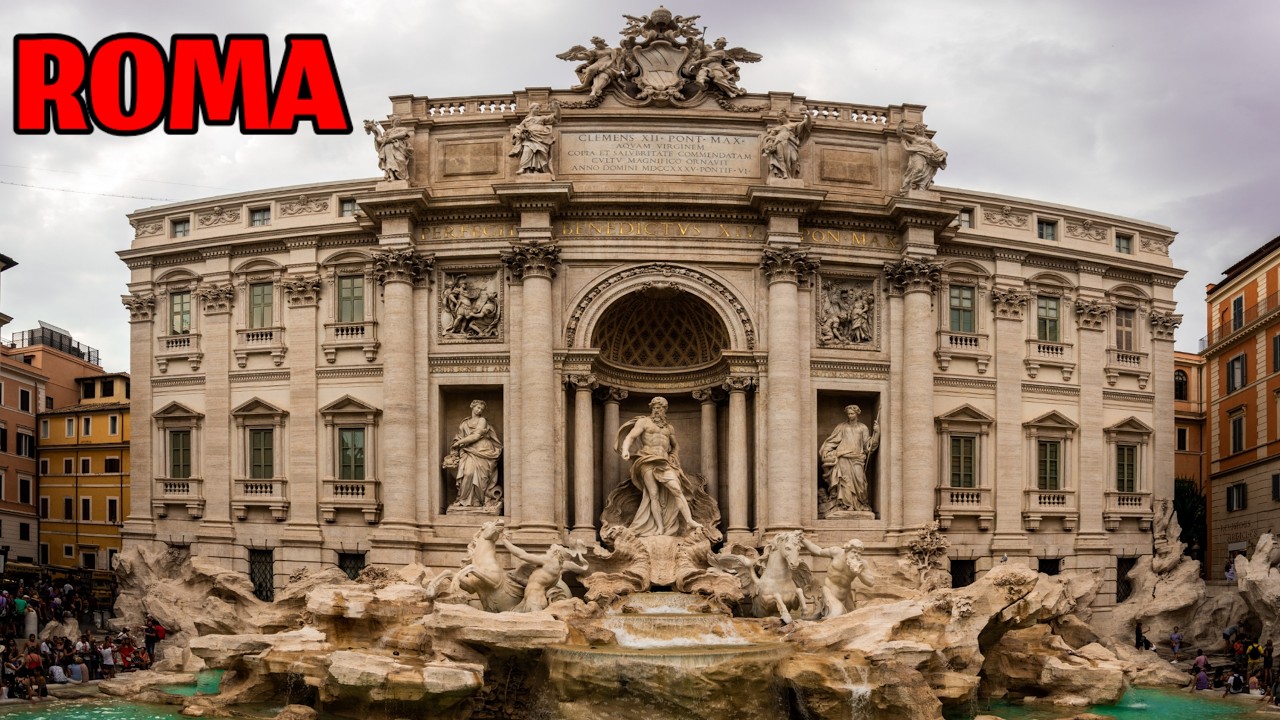 ROMA. CAPITAL DA ITÁLIA. VÍDEO 4K