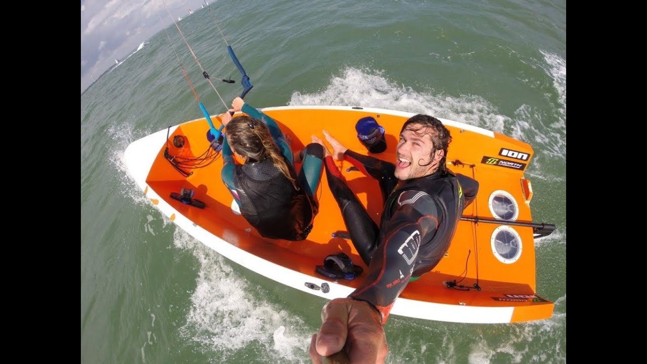 Kite Sailing the Isle of Wight | Kite Tender | Worlds First Commercial Cite Boat?