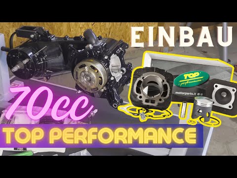 Top Performance 70cc Zylinder Einbau Piaggio Luftgekühlt AC