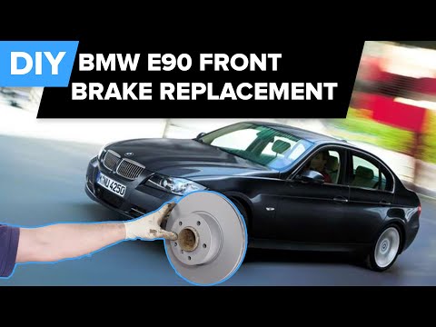 BMW E90 - Front Brake Rotor and Pad Replacement - (325i, 328xi, 325xi, 328i, 128i)