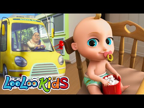 Wheels On The Bus + Johny Johny Yes Papa + Baby Shark + A Ram Sam Sam - Kids Songs - LooLoo Kids