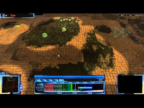 HD Achron - 1v1 FPVOD: Shadowfury333(G) vs Vicarin(C) on Desecrated Temple