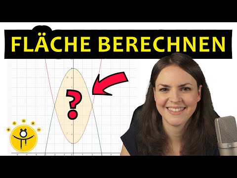 FLÄCHE zwischen 2 Graphen berechnen – Integral zwischen zwei Funktionen, Kurven