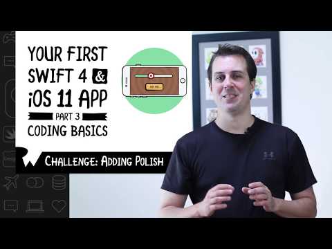 Adding Polish Challenge Beginning Programming with iOS 11 Swift 4 and Xcode 9