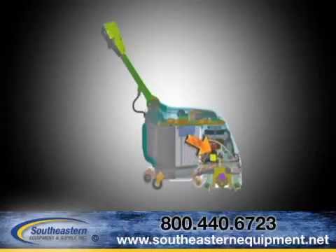 How to Use a Tennant T1 Automatic Floor Scrubber