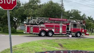 Pinellas suncoast fire rescue Truck 28 responding