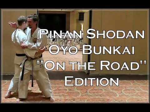 Waza Wednesday 11/8/17 - Pinan Shodan Oyo Bunkai at Cal-South International Martial Arts Camp