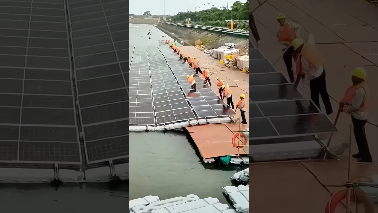 Installing floating solar photovoltaics: Collecting electricity