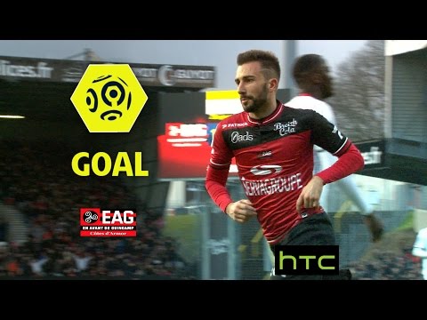 Goal Nicolas BENEZET (34') / EA Guingamp - Olympique Lyonnais (2-1)/ 2016-17