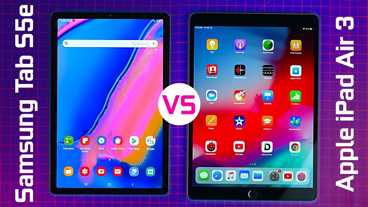 Samsung Tab S5e vs Apple iPad Air 3