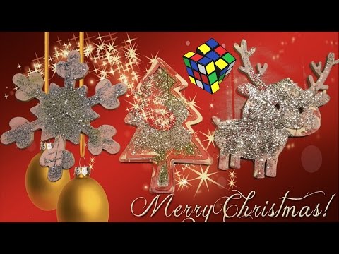 Toddlers Crafting Christmas Decorations - Happy Holidays from Toys Explorers