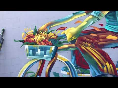 Bike Mural of Alameda, CA