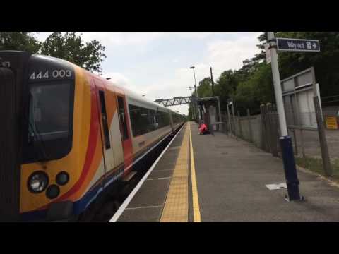 444 003 to London Waterloo; at Holton Heath.