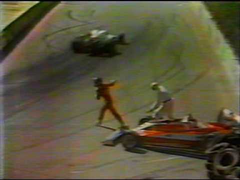 Formula 1 1978  U S Gp Long Beach Gilles Villeneuve Ferrari Crash