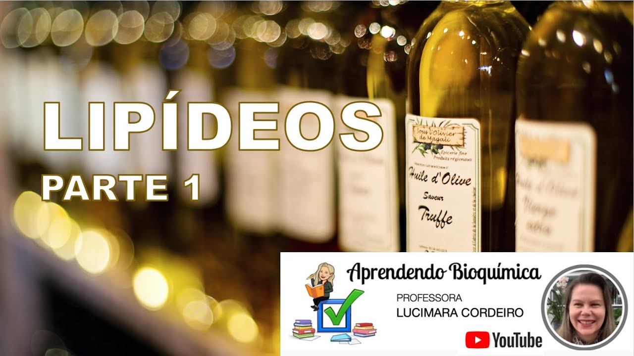 BIOQUÍMICA | Lipídeos: ácidos graxos, triglicerídeos, fosfolipídeos, esfingolipídeos e esteróis