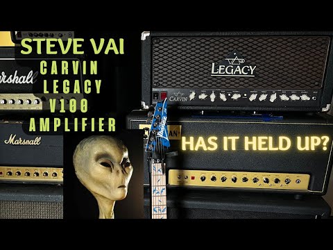 Carvin Legacy Model VL100 Steve Vai Signature 2-Channel 100-Watt Guitar Amp Head 1999 - 2008 - Brown image 7