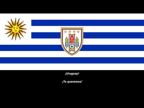 Canción de la selección uruguaya: "¡Uruguay te queremos ver campeón!"