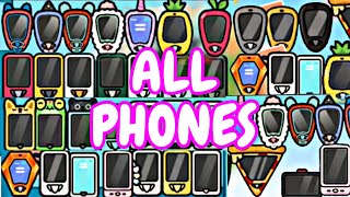 ALL SECRET PHONES/ PHONES in TOCA LIFE WORLD | Toca Boca