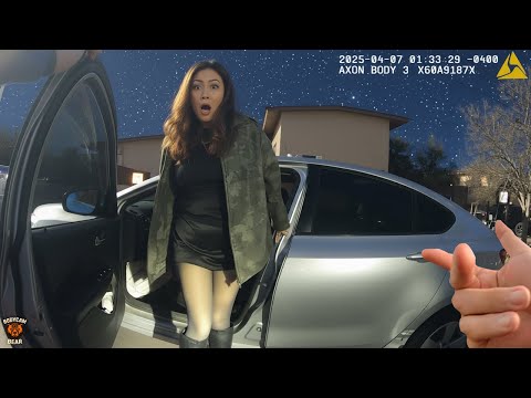 Gen-Z Drives the Officers Crazy After Hit-and-Run Crash | DUI Arrest