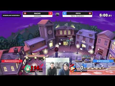 Nacho (Diddy Kong) vs Poyo (Pyra/Mythra) - Wonderland Showdown #6