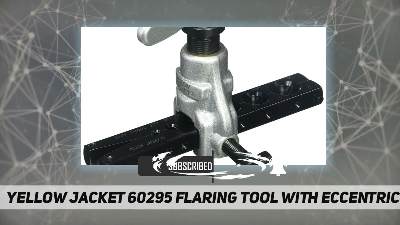 Yellow Jacket 60295 Flaring Tool with Eccentric Cone - Review 2023video