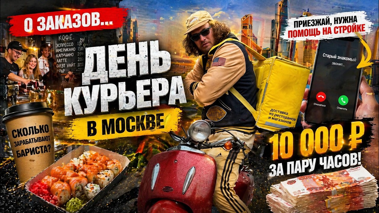 Курьер в МСК: день в ноль… Один звонок изменил все - где заработал?