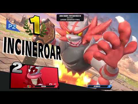 Quebra Comandos #84 - Naga (Greninja) vs Jonnas (Incineroar) - Losers Quarter Finals