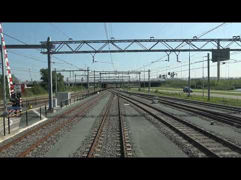 Train cab ride; Amsterdam Westhaven (Goederen)-Moers Gbf (20240831)