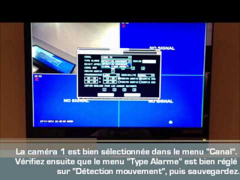 comment regler un dvr