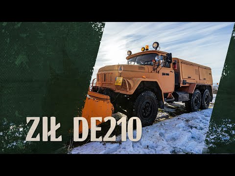 ZIL DE210. Winter conqueror with a tank engine
