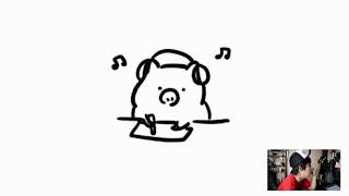 【配信環境】動画配信中に透過GIFアニメを表示させたいライブ　1/2