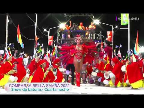 Comparsa Bella Samba 2022 - Show de batería Eterna Guerrera - Cuarta noche
