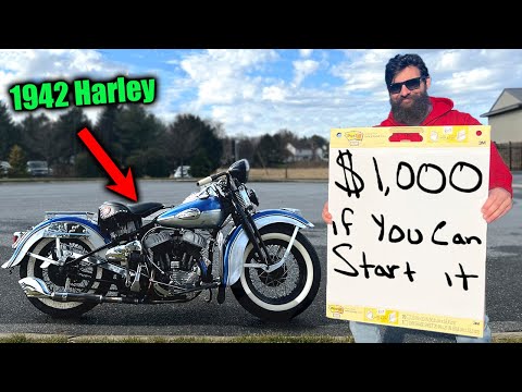 $1,000 if you Can Start My Harley Davidson