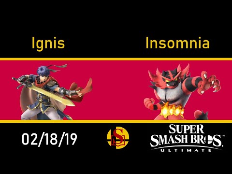 Ignis (Ike) vs Insomnia (Ridley, Incineroar) | Smash at Allendale 02/18/19