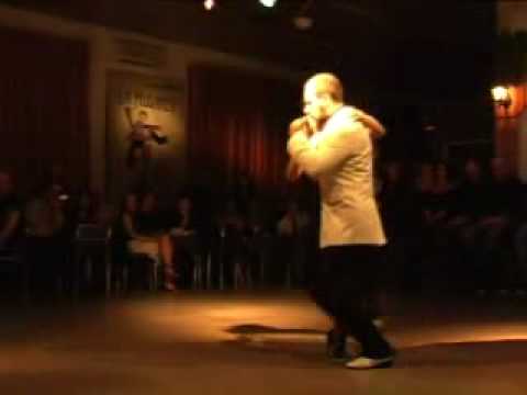  Alberto Colombo  and  Alessandra Rizzotti  are  dancing  to  the  tango  "  Tormenta  "