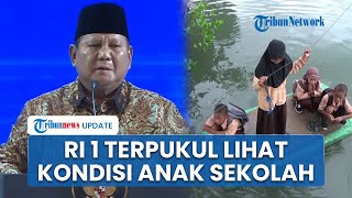 Video Anak Sekolah Bikin Prabowo Terpukul, Presiden Sampai Terdiam dan Beri Instruksi TNI-Polri
