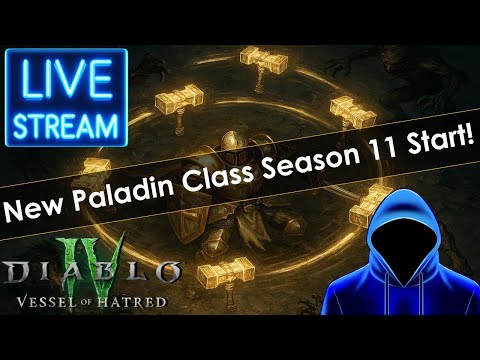 Diablo 4 Season 11 Launch NEW Paladin Class!