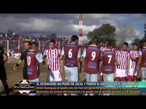 FEDERAL "A" - FINAL DE VUELTA - UNION 2 SAN MARTIN 3 - GLOBAL 2-4