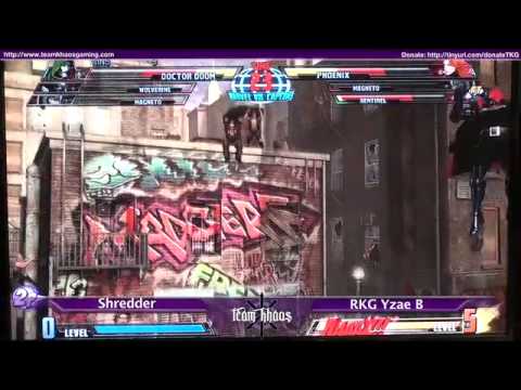 Epic Khaos March MvC3 Singles - Shredder vs RKG Yzae B