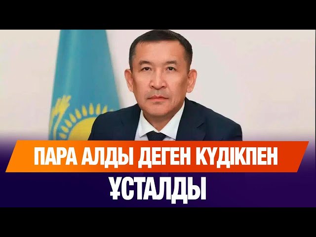 Көлік вице-министрі пара алды деген күдікпен ұсталды