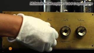 Video thumbnail for McIntosh MC-60 poweramplifier / C4&C8 preamplifier by LaJazzAudio