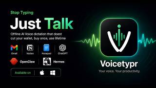 Voicetypr 2.0 — your AI agents can now hear you (offline voice-to-text)