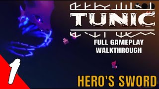 TUNIC Full Gameplay Walkthrough Part 1- Hero's Sword -East Wood Forest Bell Tower (No Commentary)