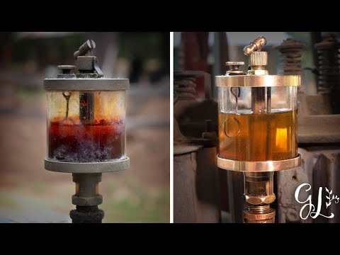 Brass and Glass Oiler Restoration. CRC
