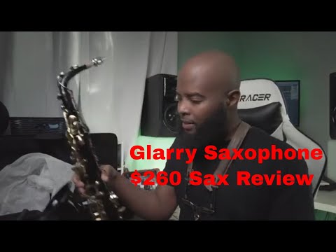 Glarry Student Alto Saxophone E Flat Brass Sax with Case, Black image 10