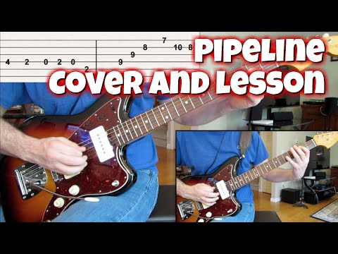 Pipeline! (Surf guitar cover and lesson)