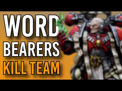 How I Made a Custom WORD BEARERS Kill Team