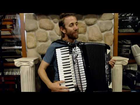 3501 - Black Crown Piano Accordion LMH 41 120 $1299